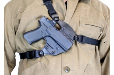 Image of DeSantis Outdraw Chest Rig, Right, Kydex, S&amp;W M&amp;P Compact .22, S&amp;W Per. Cent. M&amp;P 9 Shield E, 209KA1RZ0
