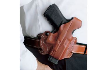 Image of DeSantis Thumb Break Mini Slide Belt Holster for Kimber Micro Carry 9mm, Tan, Right Hand, 085TA37Z0