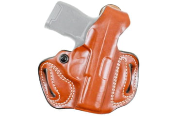 Image of DeSantis Mini Slide OWB Leather Holster. Fn Reflex , Left Hand, Tan, 086TB2YZ0