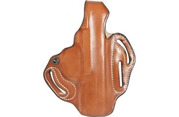 Image of DeSantis Thumb Break Scabbard Holster - Left, Tan, Unlined, Plain, 3 Slot 001TB22Z0 - FITS COLT AGENT, COBRA, DETECTIVE SPECIAL 2in.