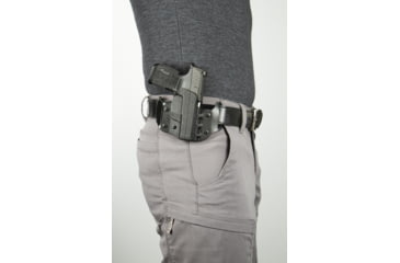 Image of DeSantis Veiled Partner Kydex Ankle Holster Glock 19, 23, 32, 45, 19X, 19 Gen 5, With Or W/Out Red Dot And TLR-7A, Right, K, 195KA6VZ0