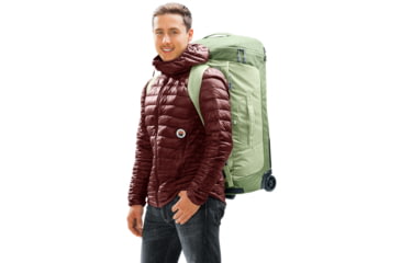 Image of Deuter Pro Movo Duffel Bag, 60 Liters, Mineral/Grove, 350112512130