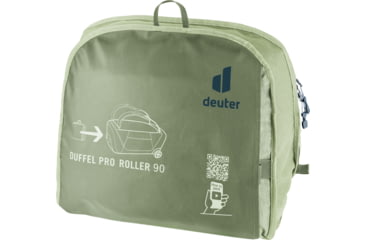 Image of Deuter Pro Roller Duffel Bag, 90 Liters, Mineral/Grove, 350002612130