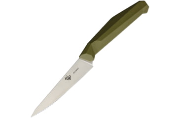 Image of Diafire Emerald Steak Knife, 4.5 satin finish 8Cr13MoV stainless blade, Green plastic handle, DF9107PZ001