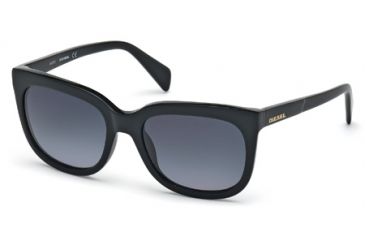 Image of Diesel DL0084 Sunglasses - Shiny Black Frame Color