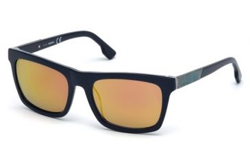 Image of Diesel DL0120 Sunglasses - Blue Frame Color