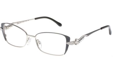 Image of Diva 5433 Eyeglass Frames, Female,, Anthracite-Silver Frame, 51-16-130 5433-227