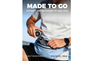 Image of Diveblues N607D JetForce Handheld Fan, Blank, N607DNEW-BK-GY