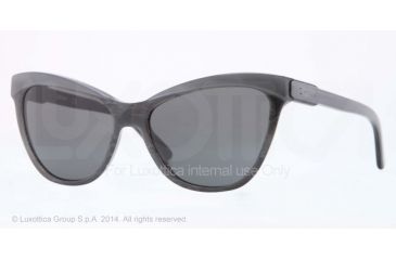 Image of DKNY DY4116 Single Vision Prescription Sunglasses DY4116-343887-56 - Lens Diameter 56 mm, Frame Color Top Grey On Black