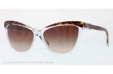 Image of DKNY DY4116 Single Vision Prescription Sunglasses DY4116-353313-56 - Lens Diameter 56 mm, Frame Color Tortoise Transparent