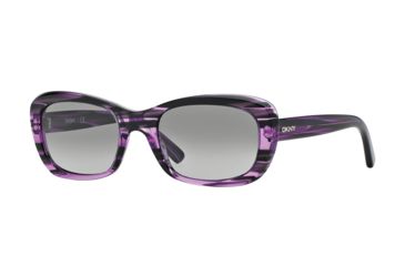 Image of DKNY DY4118 Progressive Prescription Sunglasses DY4118-365111-51 - Lens Diameter 51 mm, Frame Color Striped Violet