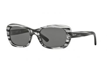 Image of DKNY DY4118 Progressive Prescription Sunglasses DY4118-364987-51 - Lens Diameter 51 mm, Frame Color Striped Grey