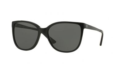 Image of DKNY DY4137 Progressive Prescription Sunglasses DY4137-369487-58 - Lens Diameter 58 mm, Frame Color Black/satin Black