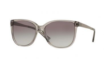 Image of DKNY DY4137 Progressive Prescription Sunglasses DY4137-369611-58 - Lens Diameter 58 mm, Frame Color Grey Crystal/satin Silver