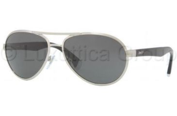 Image of DKNY DY5069 Progressive Prescription Sunglasses DY5069-101087-5815 - Lens Diameter 58 mm, Frame Color Brushed Silver