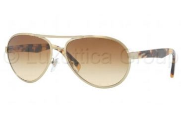 Image of DKNY DY5069 Progressive Prescription Sunglasses DY5069-11882L-5815 - Lens Diameter 58 mm, Frame Color Brushed Pale Gold
