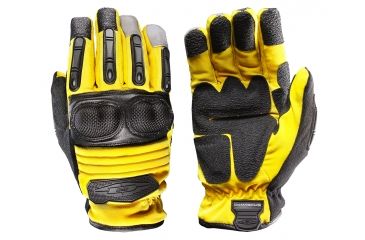 Image of Damascus Protective Gear D90X-Y Extrication &amp; Rescue Gloves w/ Hard Knuckles, Large, Yellow D90XYLG