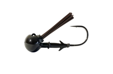 Image of Dobyns Football Head with Weed Guards, 1/2oz, 4pk, Brown, FB HEAD W/GRD BRN 1/2 4PK