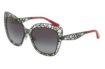 Image of Dolce&amp;Gabbana DG2164 Bifocal Prescription Sunglasses DG2164-01-8G-56 - Lens Diameter 56 mm, Frame Color Black