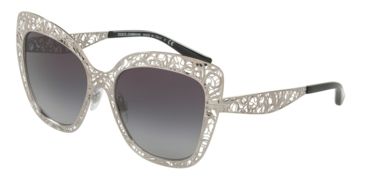 Image of Dolce&amp;Gabbana DG2164 Bifocal Prescription Sunglasses DG2164-04-8G-56 - Lens Diameter 56 mm, Frame Color Gunmetal