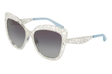 Image of Dolce&amp;Gabbana DG2164 Bifocal Prescription Sunglasses DG2164-05-8G-56 - Lens Diameter 56 mm, Frame Color Silver
