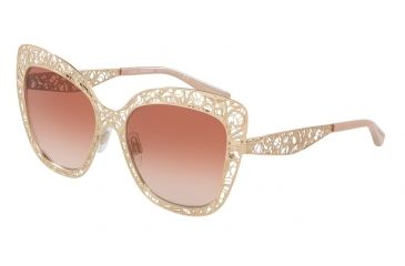 Image of Dolce&amp;Gabbana DG2164 Bifocal Prescription Sunglasses DG2164-129813-56 - Lens Diameter 56 mm, Frame Color Pink Gold