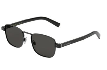 Image of Dolce&amp;Gabbana DG2222 Bifocal Prescription Sunglasses, 52mm, DG2222-01-87-52-BI