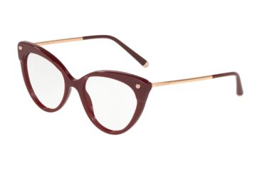 Image of Dolce&amp;Gabbana DG3291 Eyeglass Frames 3091-52 - Bordeaux