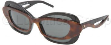 Image of Dolce&amp;Gabbana DG4069 Sunglasses 151087-5717 - Black On Havana Gray