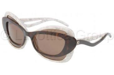 Image of Dolce&amp;Gabbana DG4069 Sunglasses 159073-5717 - Havana On Gray Brown