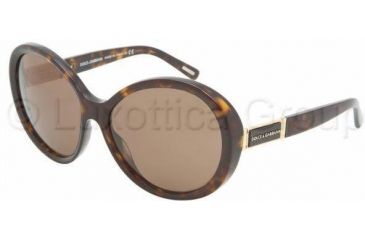 Image of Dolce&amp;Gabbana DG4103 Progressive Prescription Sunglasses DG4103-502-73-5916 - Lens Diameter 59 mm, Frame Color Havana
