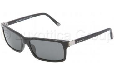 Image of Dolce&amp;Gabbana DG4122 Bifocal Prescription Sunglasses DG4122-501-87-5716 - Lens Diameter 57 mm, Frame Color Shiny Black