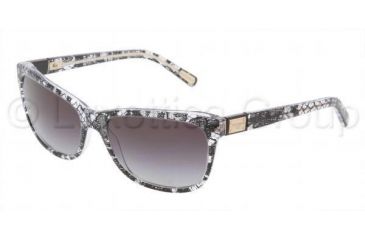 Image of Dolce&amp;Gabbana DG4123 Bifocal Prescription Sunglasses DG4123-19018G-5717 - Lens Diameter 57 mm, Frame Color Black Lace