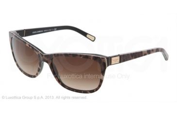 Image of Dolce&amp;Gabbana DG4123 Bifocal Prescription Sunglasses DG4123-199513-5717 - Lens Diameter 57 mm, Frame Color Brown Leopard