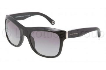 Image of Dolce&amp;Gabbana DG4129 Progressive Prescription Sunglasses DG4129-501-8G-5520 - Frame Color Black, Lens Diameter 55 mm