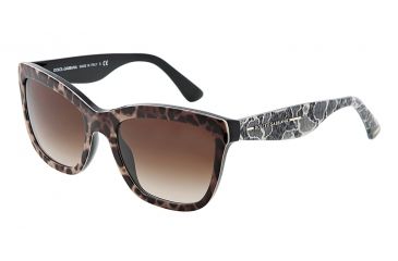 Image of Dolce&amp;Gabbana DG4140 Sunglasses 199513-5419 - Brown Gradient Frame