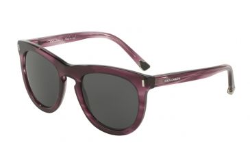 Image of Dolce&amp;Gabbana DG4281 Bifocal Prescription Sunglasses DG4281-303087-52 - Lens Diameter 52 mm, Frame Color Striped Violet