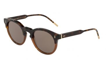 Image of Dolce&amp;Gabbana DG4329 Sunglasses 31674R-50 - Havana/transparent Brown Frame, Brown Lenses