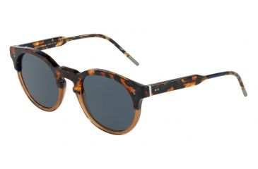 Image of Dolce&amp;Gabbana DG4329 Sunglasses 3168R5-50 - Blue Havana/transp Brown Frame, Blue Lenses