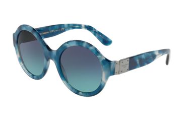 Image of Dolce&amp;Gabbana DG4331 Progressive Prescription Sunglasses DG4331-31714S-53 - Lens Diameter 53 mm, Frame Color Havana Pearl Blue