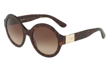 Image of Dolce&amp;Gabbana DG4331 Progressive Prescription Sunglasses DG4331-502-13-53 - Lens Diameter 53 mm, Frame Color Havana