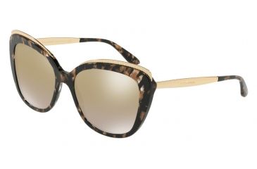 Image of Dolce&amp;Gabbana DG4332 Bifocal Prescription Sunglasses, 57mm, Cube Black/gold, DG4332-911-6E-57-BI