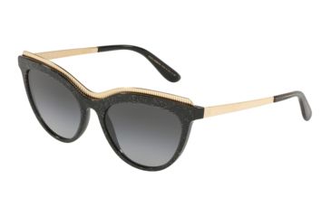 Image of Dolce&amp;Gabbana DG4335F Sunglasses 32188G-54 - , Grey Gradient Lenses
