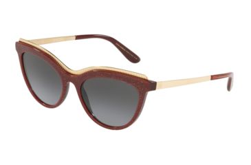Image of Dolce&amp;Gabbana DG4335F Sunglasses 32198G-54 - , Grey Gradient Lenses