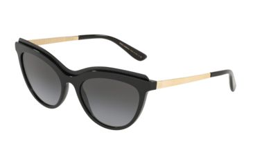 Image of Dolce&amp;Gabbana DG4335F Sunglasses 501/8G-54 - , Grey Gradient Lenses