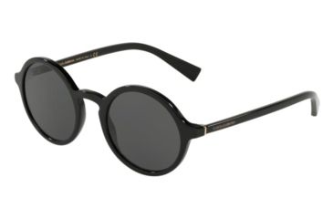Image of Dolce&amp;Gabbana DG4342F Prescription Sunglasses, 49mm, Black, DG4342F-501-87-49-SV