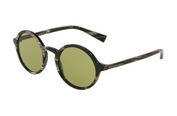 Image of Dolce&amp;Gabbana DG4342F Prescription Sunglasses DG4342F-569-2-49 - Lens Diameter 49 mm, Frame Color Brown Horn