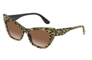 Image of Dolce&amp;Gabbana DG4370F Sunglasses 320813-56 - , Brown Gradient Lenses