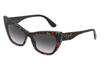 Image of Dolce&amp;Gabbana DG4370F Sunglasses 32298G-56 - , Grey Gradient Lenses