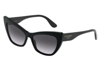 Image of Dolce&amp;Gabbana DG4370F Sunglasses 501/8G-56 - , Grey Gradient Lenses